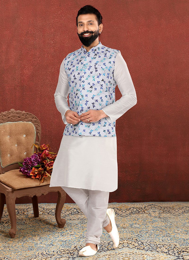 Party wear kurta outlet with jacket